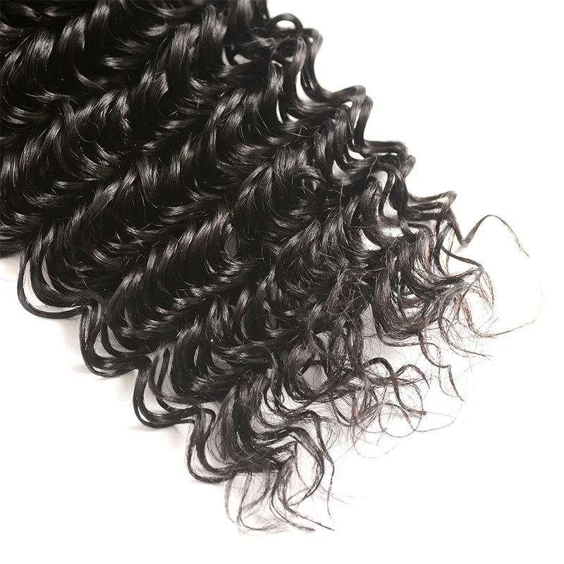 100% пучки человеческих волос 12А, необработанные пучки глубоких волн, плетение человеческих волос Maxine, пучки глубоких вьющихся волос, наращивание 100 г/шт.