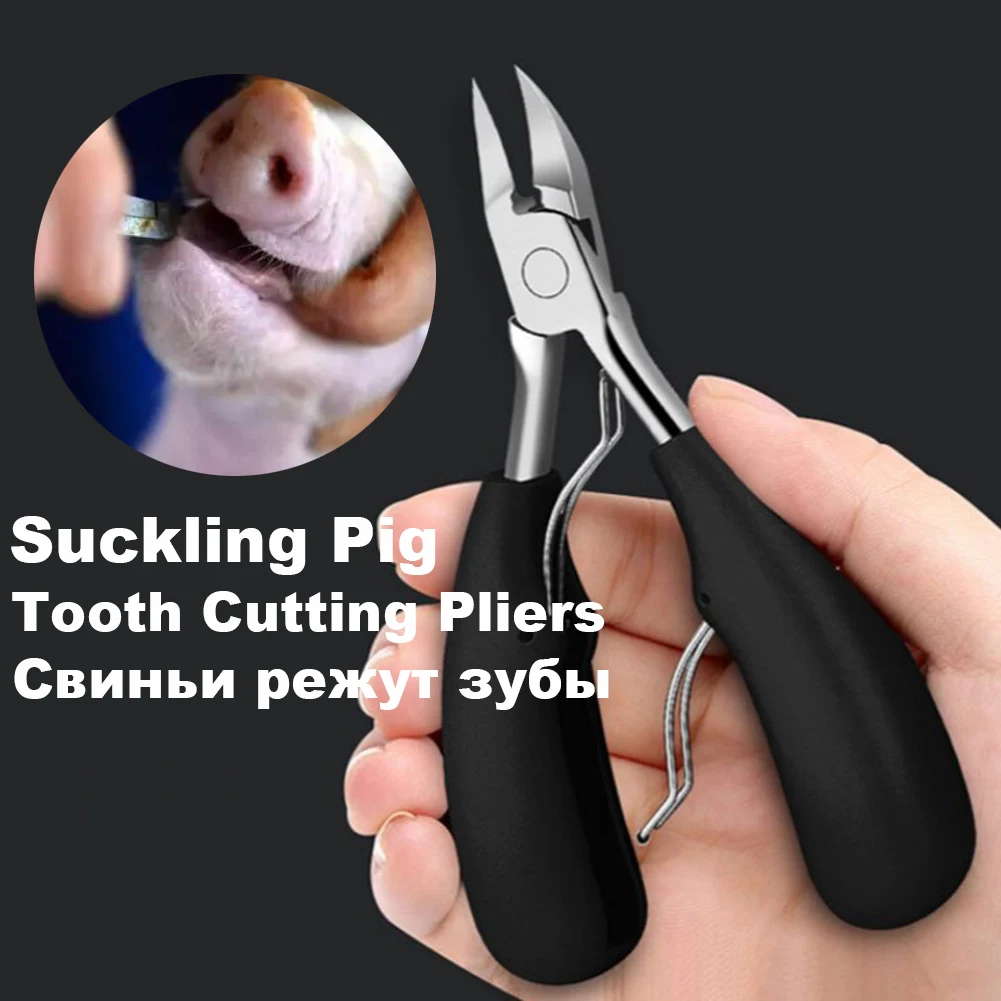 Pig Tooth Cutting Pliers Farm Breeding Equipment Small Suckling Pig teeth Cutting Pliers Pet and livestock farm