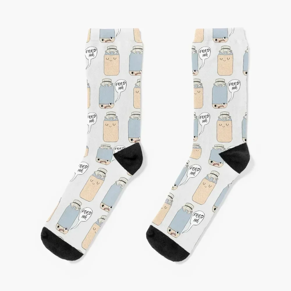 

Sourdough Starter Jar Socks colored japanese fashion Argentina Women's Socks Men's