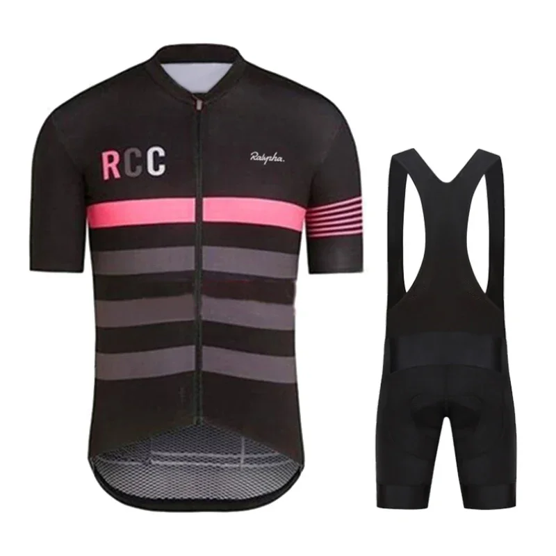 

Summer Ralvpha Men's Cycling Jersey Road Cycling Set Professional Bib Shorts Mountain Bike Cycling Suits Maillot Ciclismo