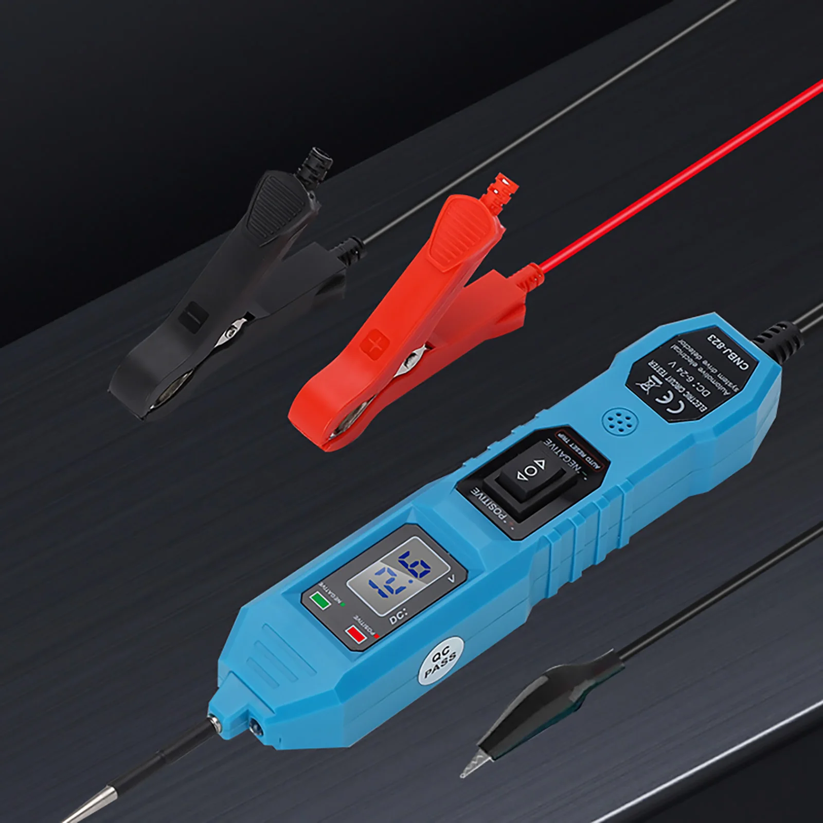 DC 3.5-36V Automotive Circuit Tester Digital Car Power Circuit Tester elettrico sonda strumenti luminosi di prova con Display LCD di tensione