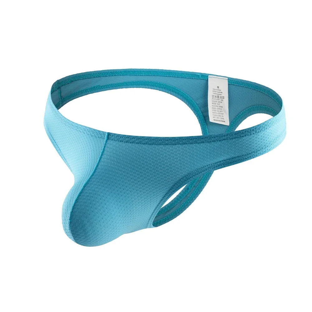 

Men's Thongs IIce Silk Thongs Erotic G-String Pouch Summer Men's Panties Solid Color Underwear For Hot Man Quick Dry Calcinha
