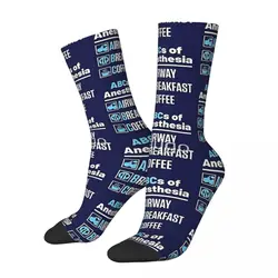 Anesthesiologist Anesthesiology Doctor Nurse Socks Harajuku Soft Stockings All Season Long Socks for Man Woman Birthday Present