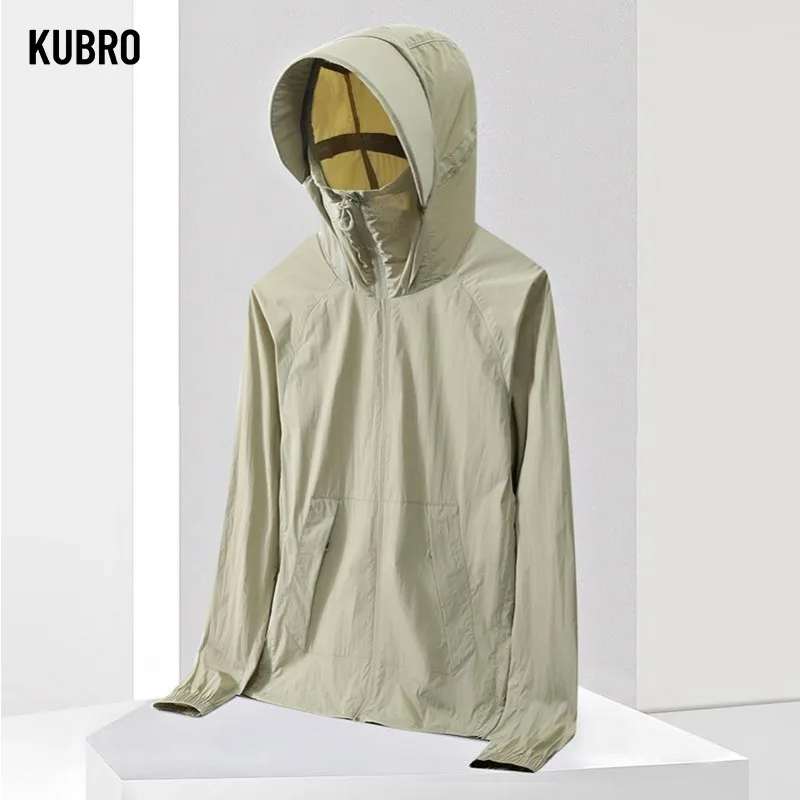 

Summer Men Women Sun Protection Clothing Lightweight Breathable Loose Hooded Quick Dry Jacket Outdoor Anti-ultraviolet Skin Coat