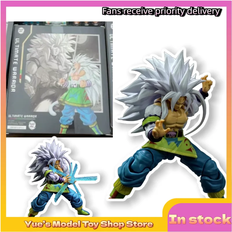 

【In Stock】Dragon Ball Black Hole Super Saiyan 5 Super White Haired Goku Action Figure Doll Anime Model Toy Collection Gift