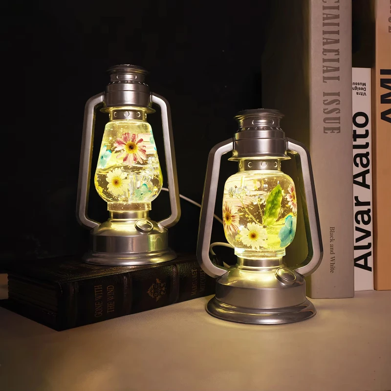 

1 Set DIY Coal Oil Lamp Crystal Epoxy Molds for Home Art Decoration, Table or Bedside Lamps, Mirror Crystal Silicone Ornament