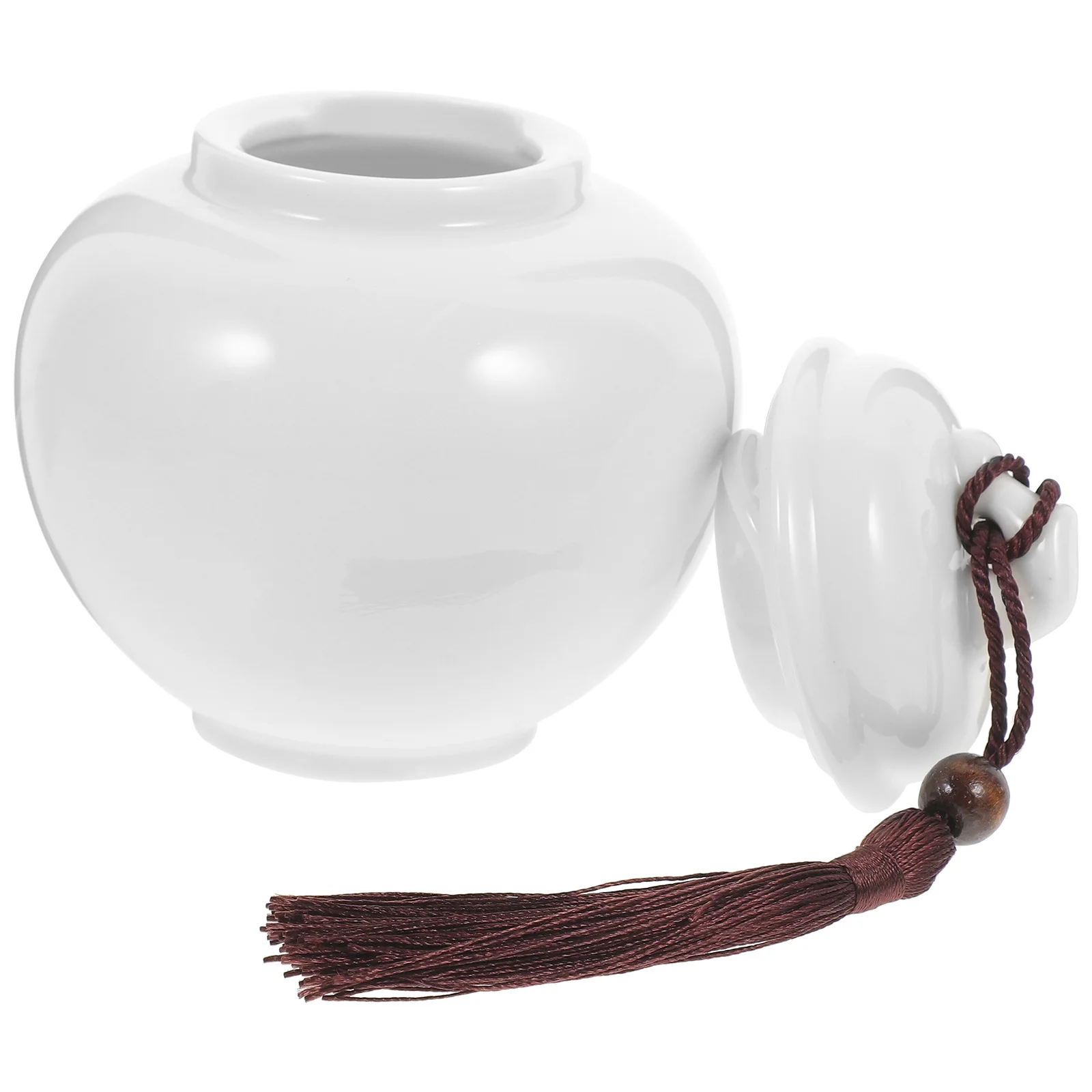 

420ml Ceramic Honey Jar Airtight Kitchen Storage Container Porcelain Food Storage Jar for Honey Tea Candy Sealed Bottle