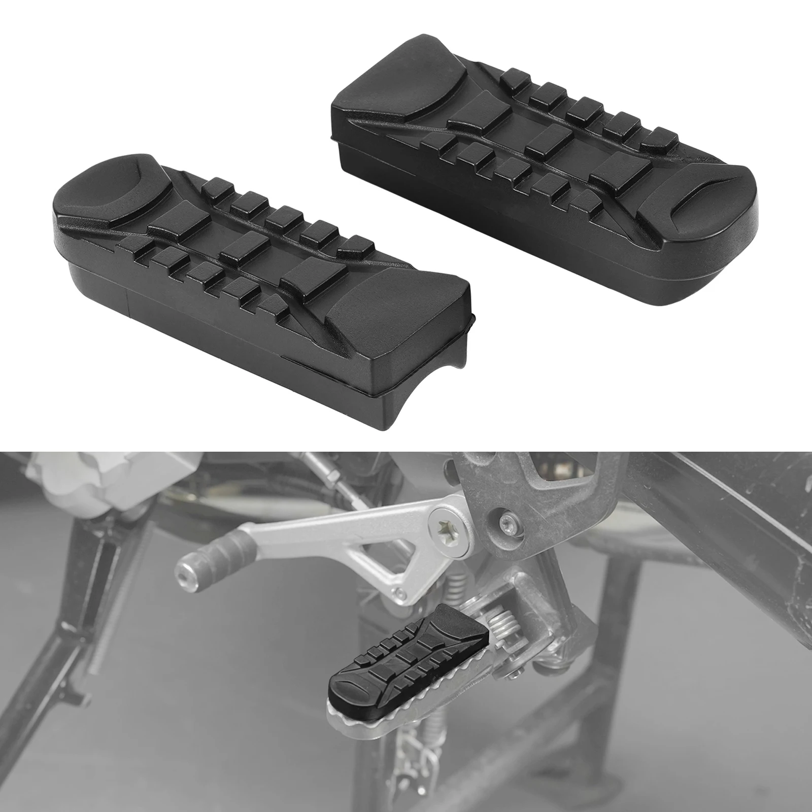 

Motorcycle Rubber Footpeg Cover for BMW R1250GS/Adventure 19-23 R1200GS/Adventure 12-18 S1000XR 15-20 F750GS F850GS 18-23