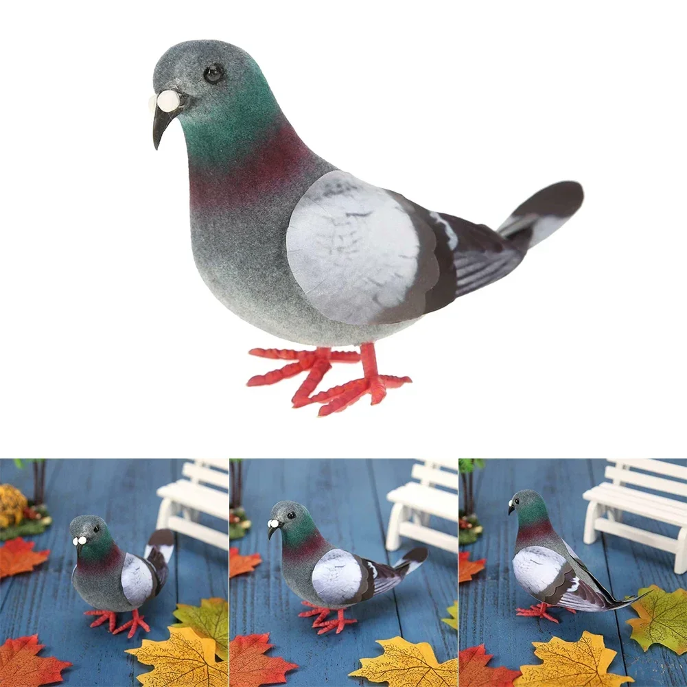 Model Simulation Pigeon 1pcs Artificial Educational Toys Fake Foam Garden Imitation Bird Pigeon Model High Quality