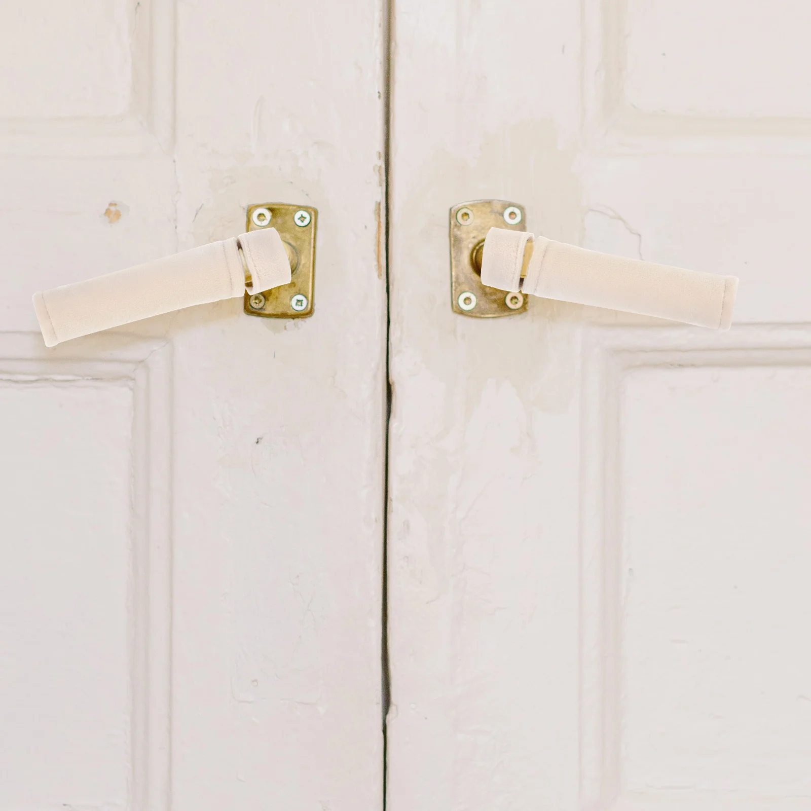 

Household Door Handle Cover Fabric Soft Anti-Collision Protector Washable Indoor Outdoor Childproof Babyproof Door Knob Cover