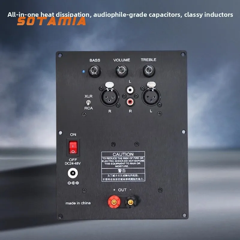 

SOTAMIA двухканальный сбалансированный вход, активная акустическая плата, высокая мощность, HIFI, высокий и низкий уровень звука, плата цифрового усилителя мощности 300 Вт * 2