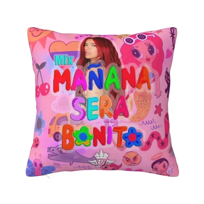 Manana Sera Bonito Karol G Pillow Covers for Sofa Karol G Colombian Singer Modern Cushion Cover Car Pillowcase