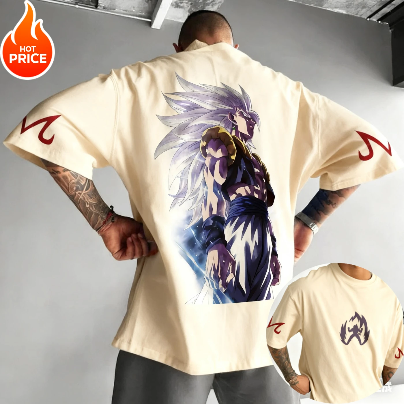 

Мужская и женская винтажная футболка унисекс с коротким рукавом в стиле аниме Harajuku Dragon Ball Son Goku Saiyan, свободного кроя, для уличной моды, повседневная