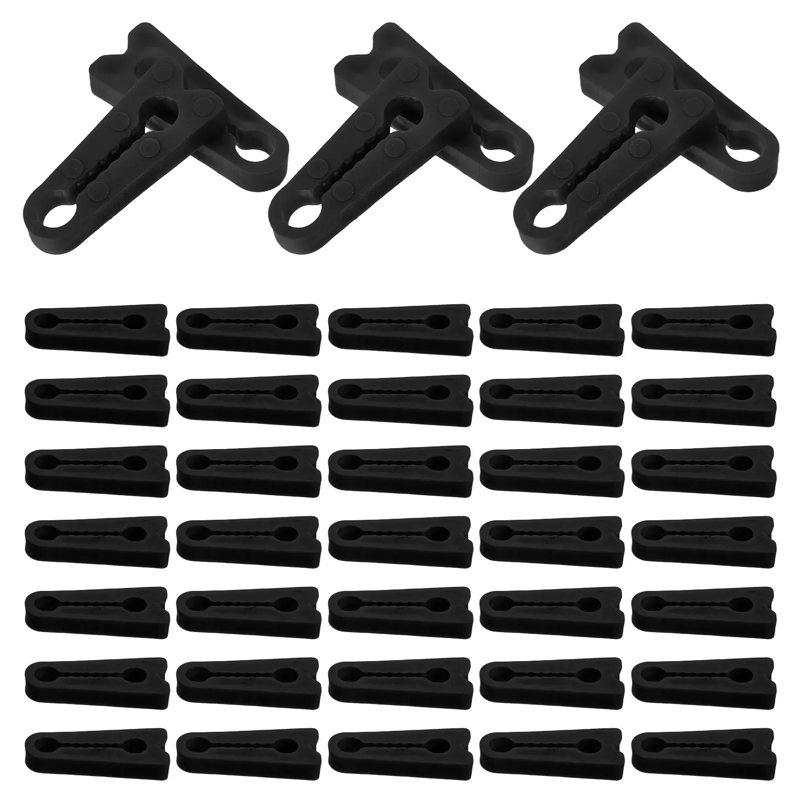 40Pcs Sound Buffer Damper for Car Door Lock Latch Guard Slam Stopper Advanced Shock Absorption Noise Reduction Pad Automotive