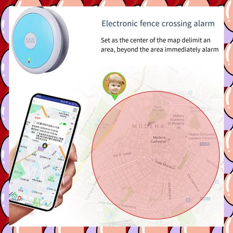 

A72Z 4G GPS Locator Personal Emergency Response Alarm Blue ABS+PC With Talk Function For Elderly Children