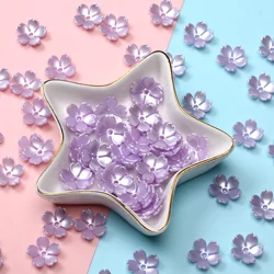 40Pcs/lot 14mm Acrylic Flower Torus Shape Spacer Beads DIY Jewelry Findings Headwear Hairpins Earrings Making For Jewelry Making