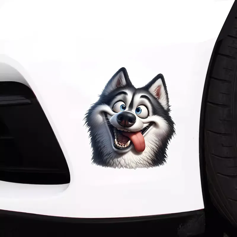 ملصق سيارة كلب أليف أجش مضحك ، ملصق فينيل مقاوم للماء على المصد ، النافذة الخلفية ، الكمبيوتر المحمول ، ملصق ذاتي اللصق ، إكسسوارات السيارة #3