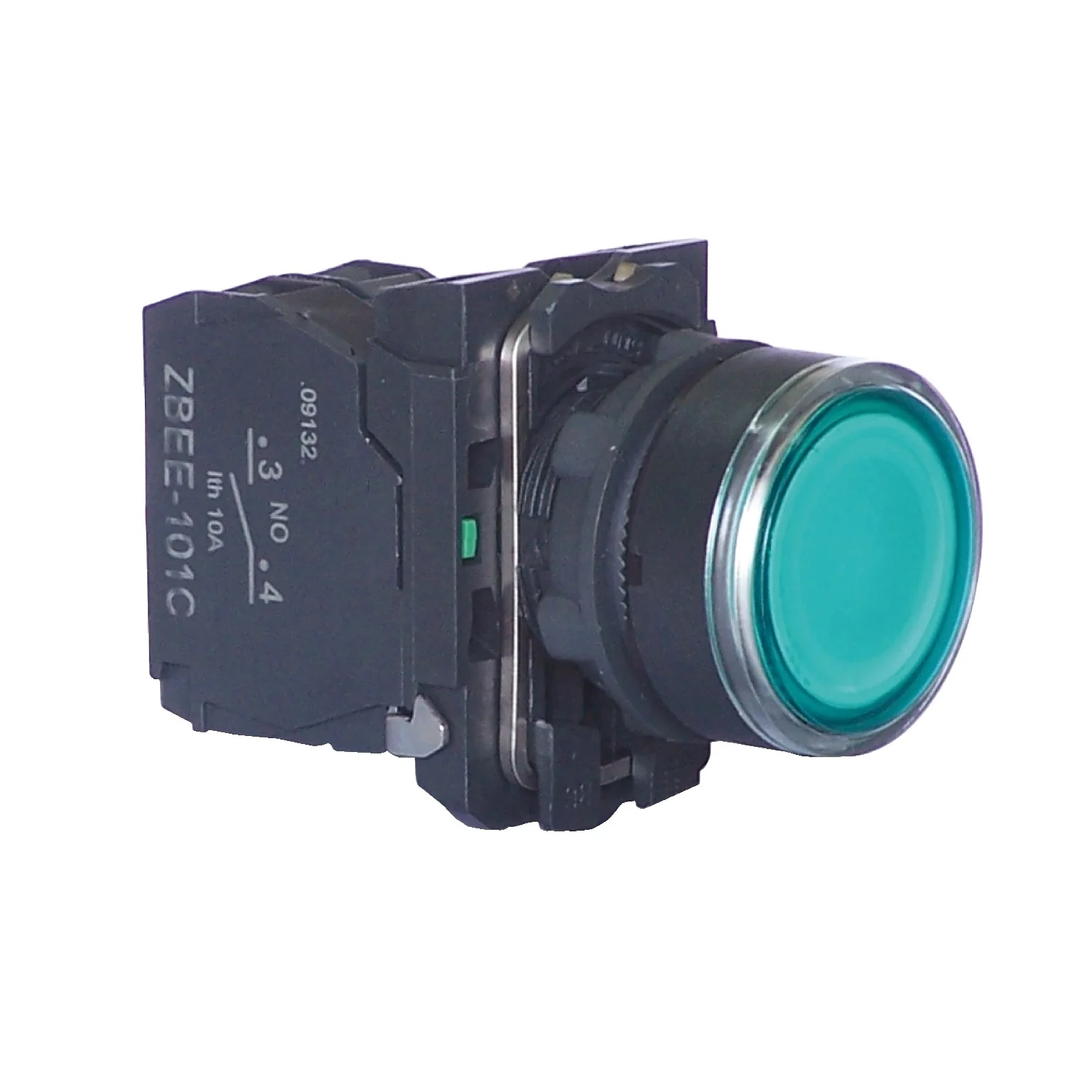 

XB5AW Plastic flat head with light button XB5AW33B1C = ZB5AW333C + ZB5AW0B31C 24V 22mm
