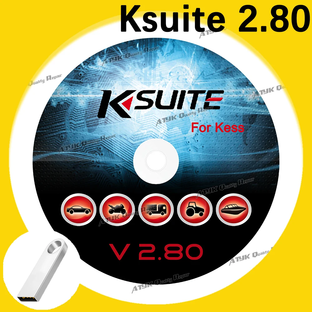 Ksuite 2.80 for kess v2 ECU chip programming tool 2.80 Ksuite repair software Diagnostic tools tuning auto ecu cars trucks new