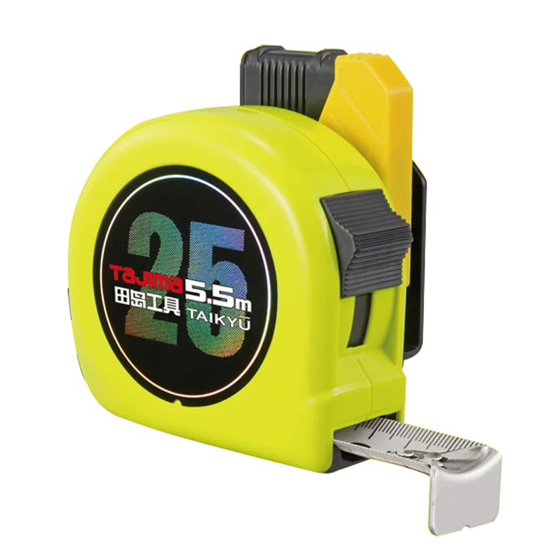 Tajima-Cinta de acero impermeable, 5,5 m, regla de doble cara, alta precisión