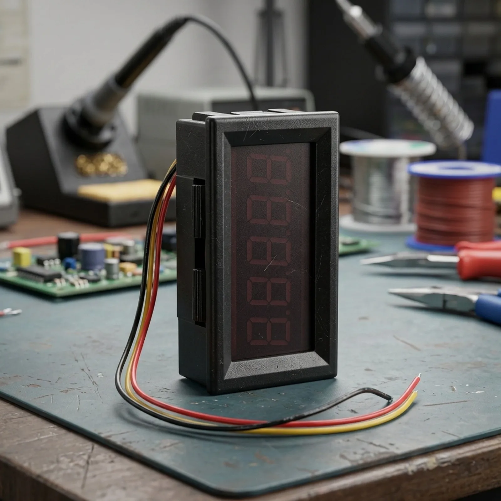 5 Digit Digital Voltmeter with Three Wire Connection and Anti Reverse Polarity Design for Accurate DC Voltage Testing 0 33V