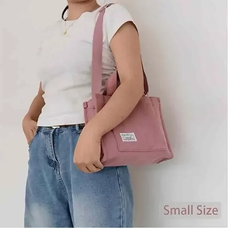 LW019 Women Work Corduroy Bags Crossbody Bag Purse for 