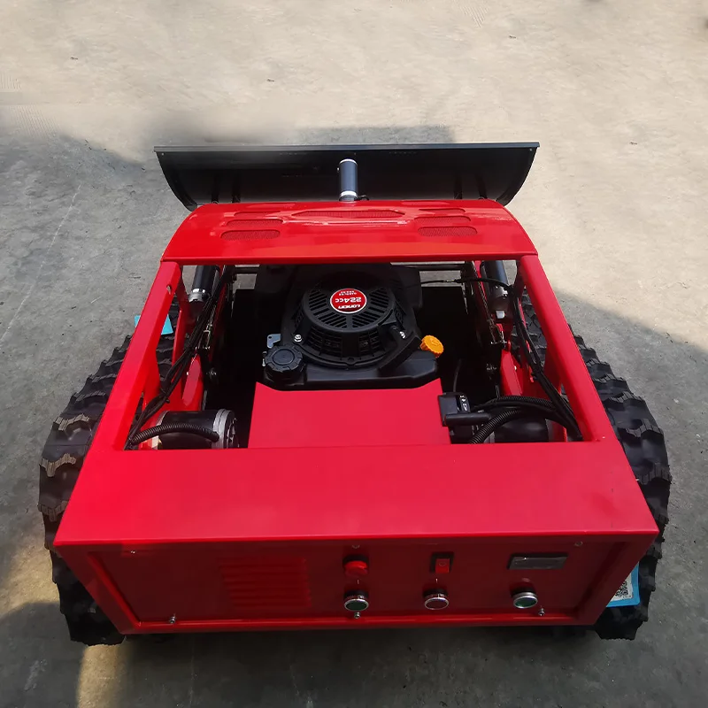 

Customized Grass Mowing Robot Lawn Mower on Radio Control Safety Auto-Stop Blade CE Certified All-terrain Easy to Operate Mowers