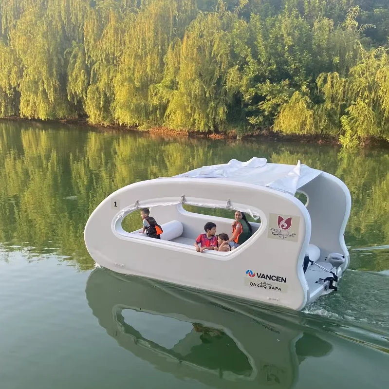 Wasser aufblasbare Yacht Houseboot malerische Kreuzfahrt Outdoor Yacht Power Schlauchboot