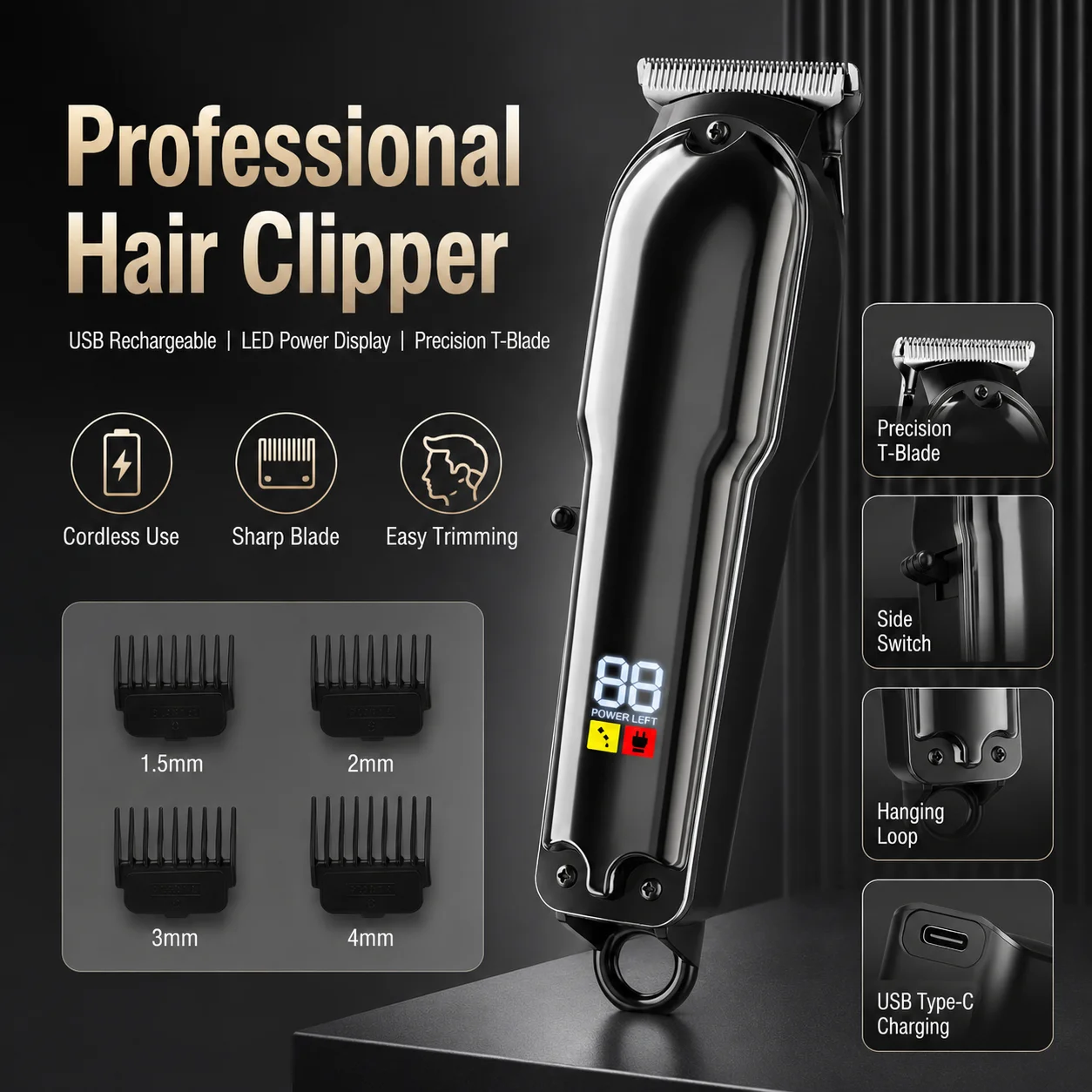 LCD ekranlı profesyonel saç ke - Men'S Grooming Blade incelemesi ve fiyatı