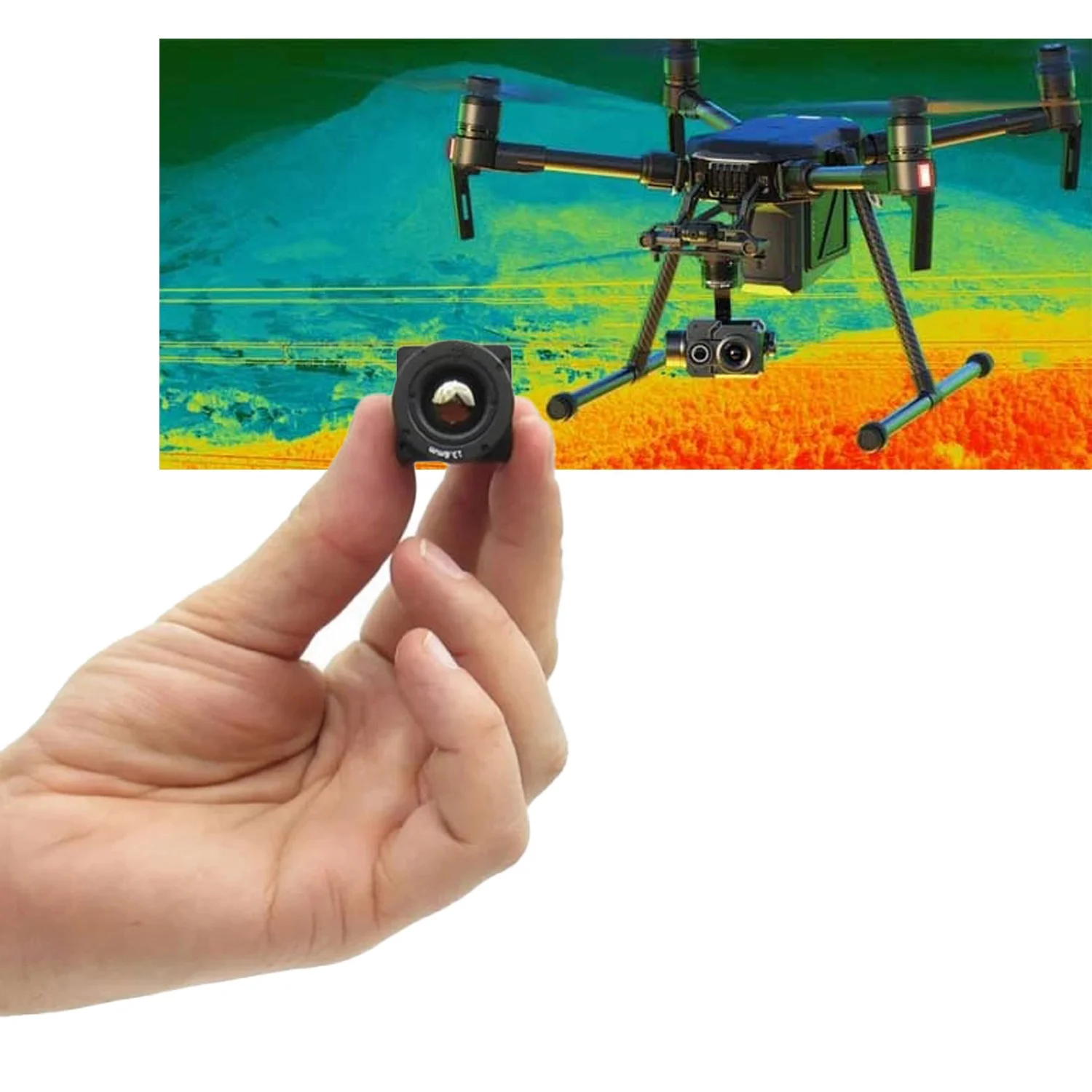 U02 384*288 Thermal imager Module Ir High Tech Infared Analog Camera With 6 Types Optional Color Palettes 1300m Detection