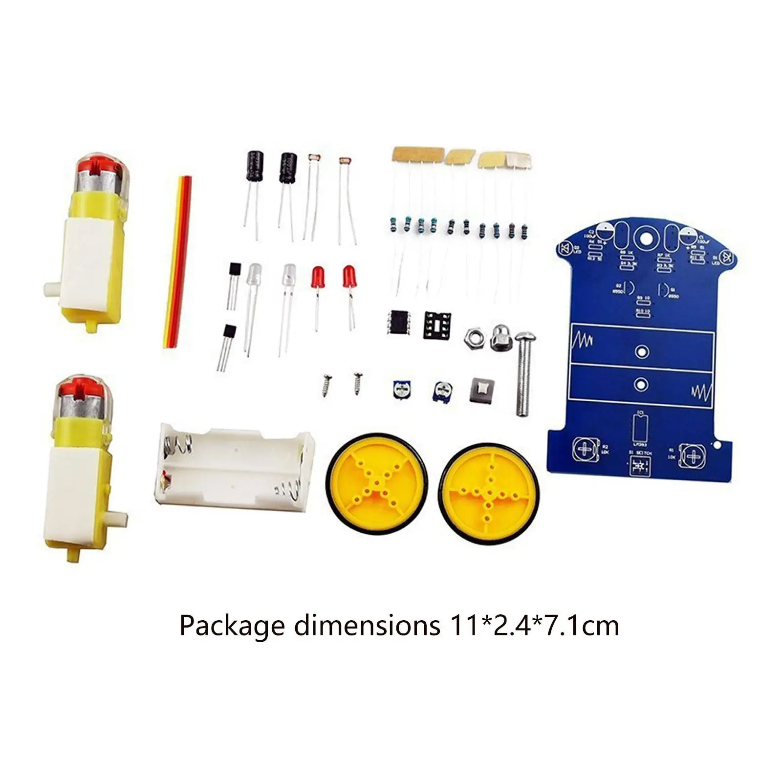 Piccole invenzioni Robot per auto piccole Kit di saldatura fai-da-te Kit di progetto di saldatura Kit di esperimenti scientifici per bambini dai 15 anni in su