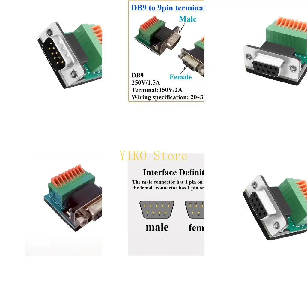 K32C Universal DB9pin To RS485 RS422 Converter Adapter For Seamlessly Device Integration