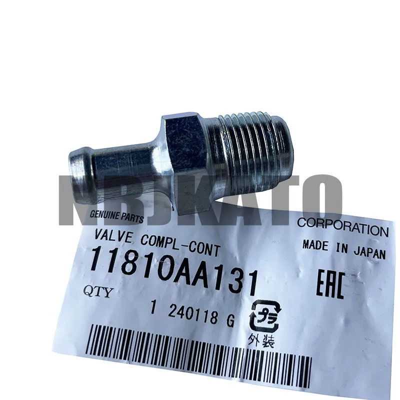 NBJKATO Brand New Genuine PCV Valve OEM 11810AA131 For Subaru 2011-2017 Impreza Legacy Outback Forester BRZ