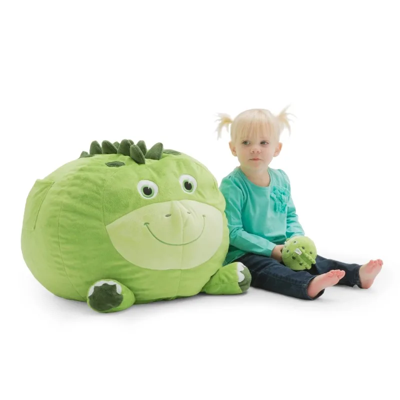 

Big Joe Bagasaur Sam the Stegosaurs bean bag chair with filling chairs for bedroom floor sofa