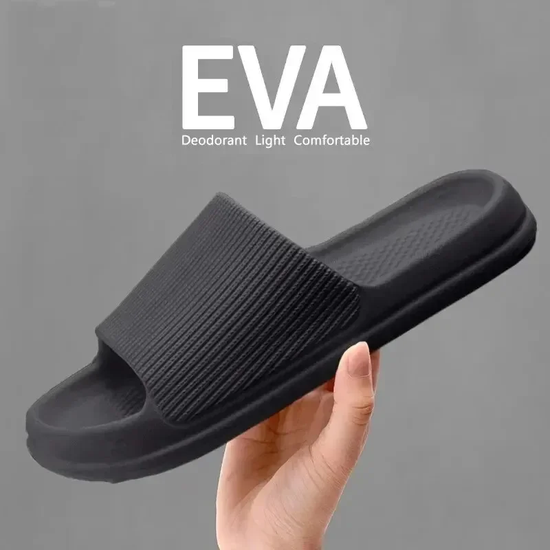 Soft Sole Massage Shower Shoes for Women Men Couples Waterproof Non-slip Home Leisure Fashion Bathroom Slippers image 4