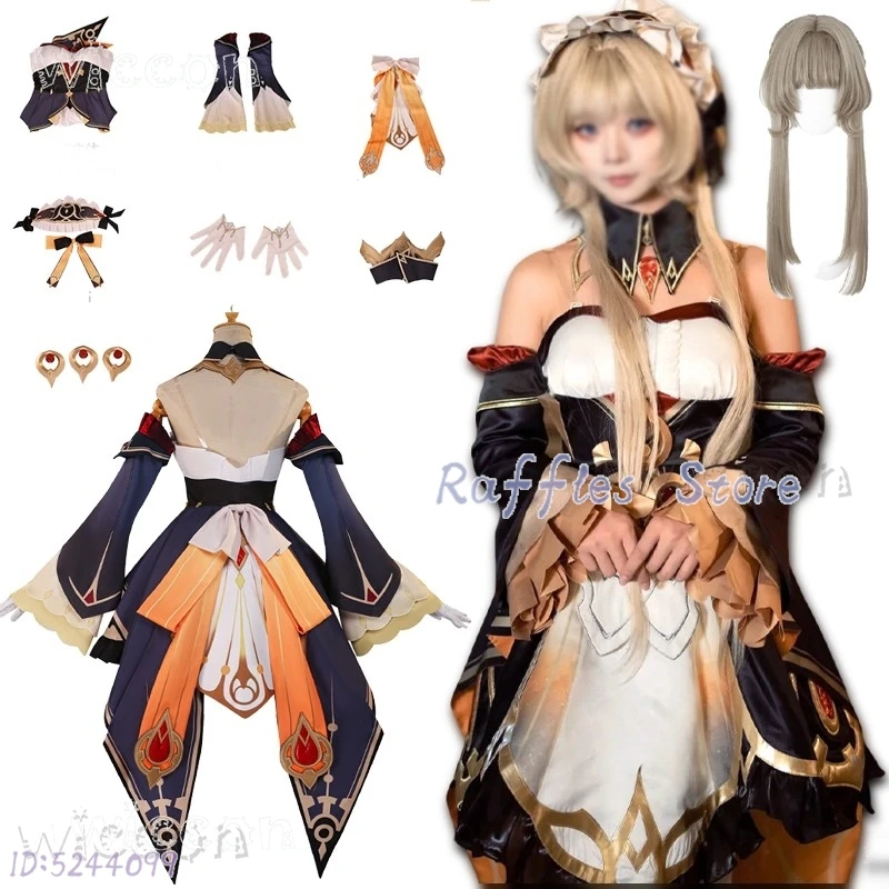 Genshin Impact Sandrone Marionette tenues Cosplay Costumes perruque Lolita robe femmes Halloween Carnersteisfraz anime déguisement