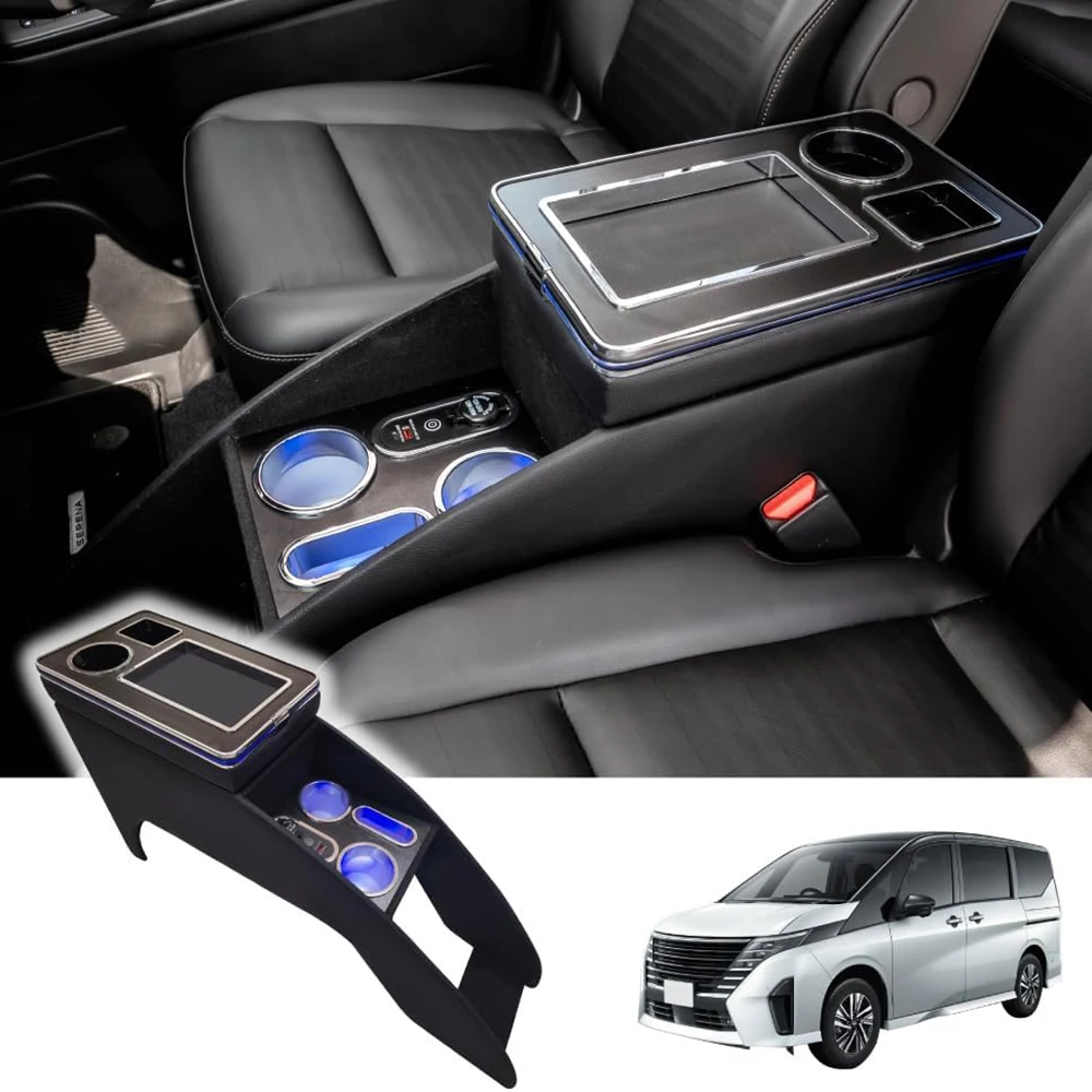

For Serena C28 e-POWER Center Console Box Cushion Armrest Interior SERENA Highway Star Armrest Box