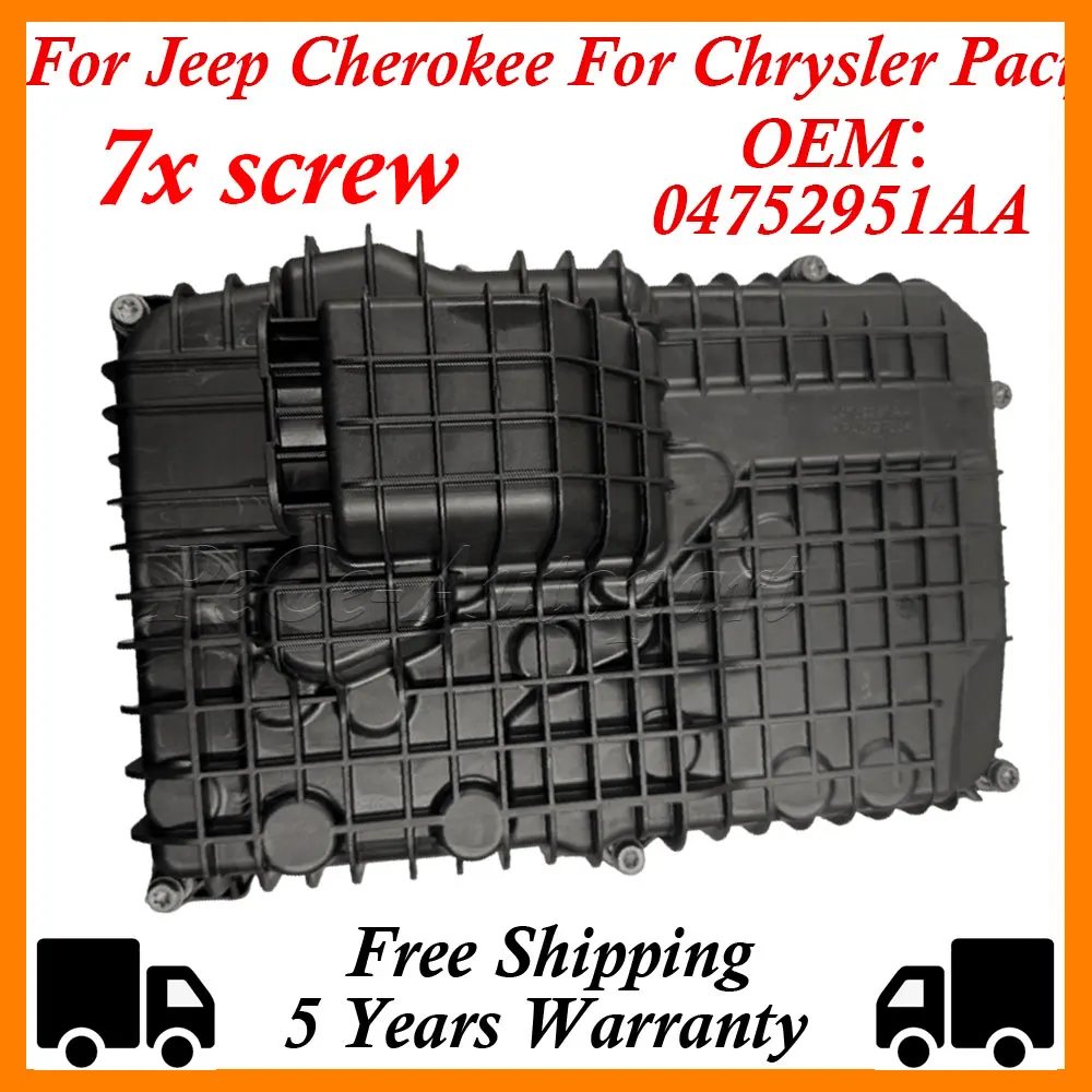 

Поддон картера трансмиссии 04752951AA для Jeep Cherokee 2014-2023, для Chrysler Pacifica, Fiat 500L 2017-2019 V6 3.6L 68343342AA