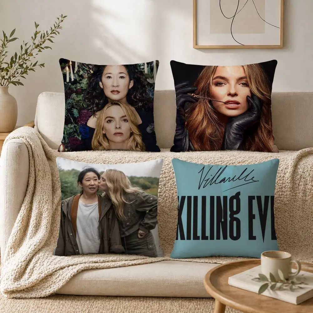 

American TV Show Killing Eve Pillow Case for Sofa Living Room Home office Decor Protective Cover