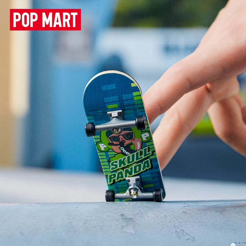 

Genuine Popmart Skullpanda Panda Fever Finger Skateboard Gift Box Blind Box Creative Gift Fashionable Gift Mysterious Box Figure