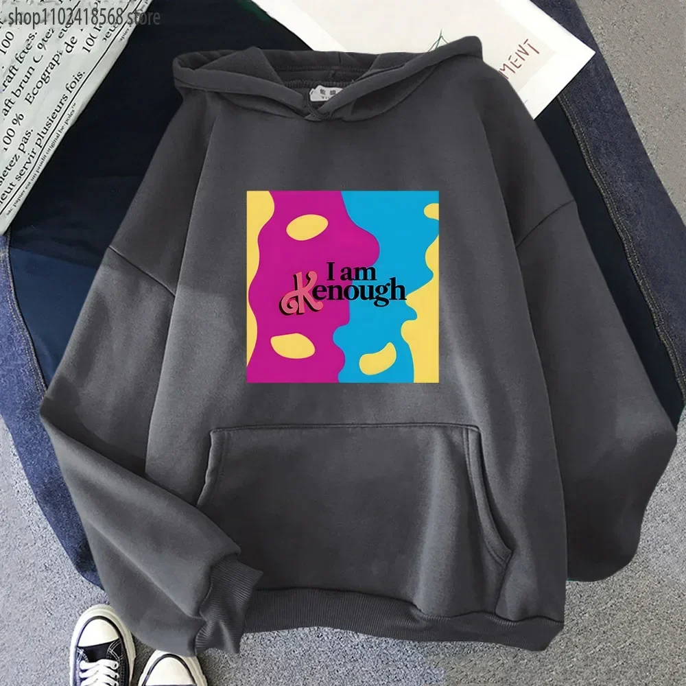 Hot Movie Ik Ben Kenough Sweatshirt Kleur Roze Print Hoodies Grappige Cartoon Kleding Vrouwen Streetwear Mannen Casual Unisex Sudaderas