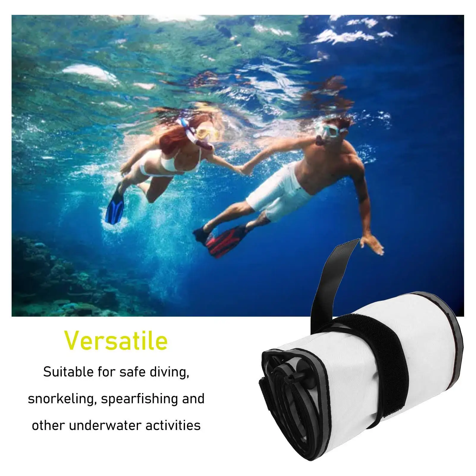 Inflatable for diving  Signal Tube with Hammerhead Pattern - Nylon Marker for diving Accessories