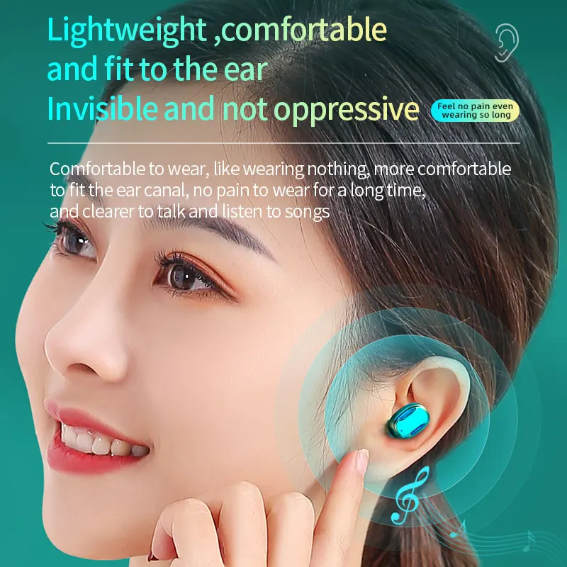 A22-1 Bluetooth Earphone Outdoor Sports Wireless Headset V5.3 With Charging Bin Touch Control Headphone Earbuds Waterproof