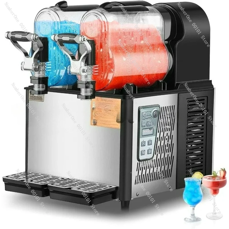 

Exclusive offer Vevor Slushie Machine 3L×2Tank Slush Machine for Home 340W Commercial Slushy Machine