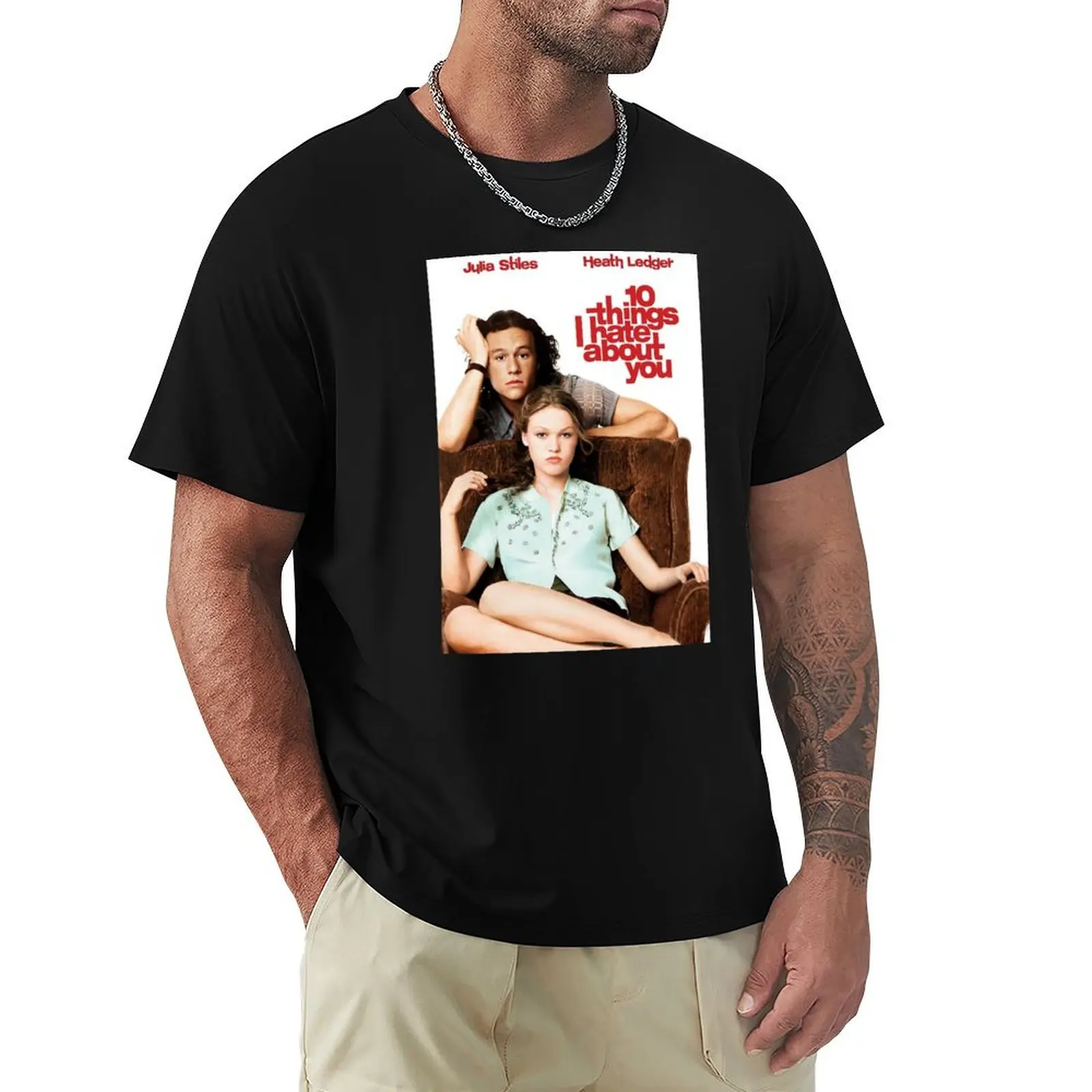 

10 Things I Hate About You Movie T-Shirt Functional Casual Short Sleeve Tee