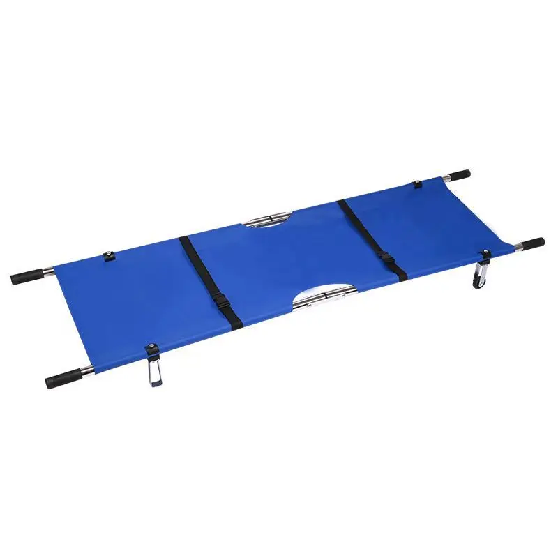 

Folding stretcher with wheels, hospital home fire emergency stretcher with wheels