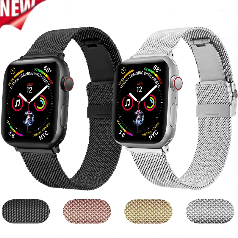 

Milanese Metal Strap For Apple Watch 8 7 45mm 41mm UItra 49mm Sport stainless steel Bracelet Band iWatch 6 5 4 SE 44mm 42mm 40mm