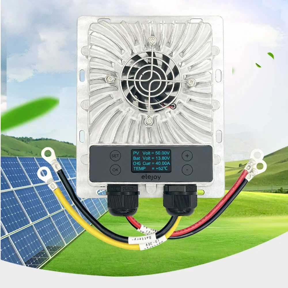 Controller 10-30V Adjustable with LCD Display Max Power Point Tracking Photovoltaic Step-down Controller