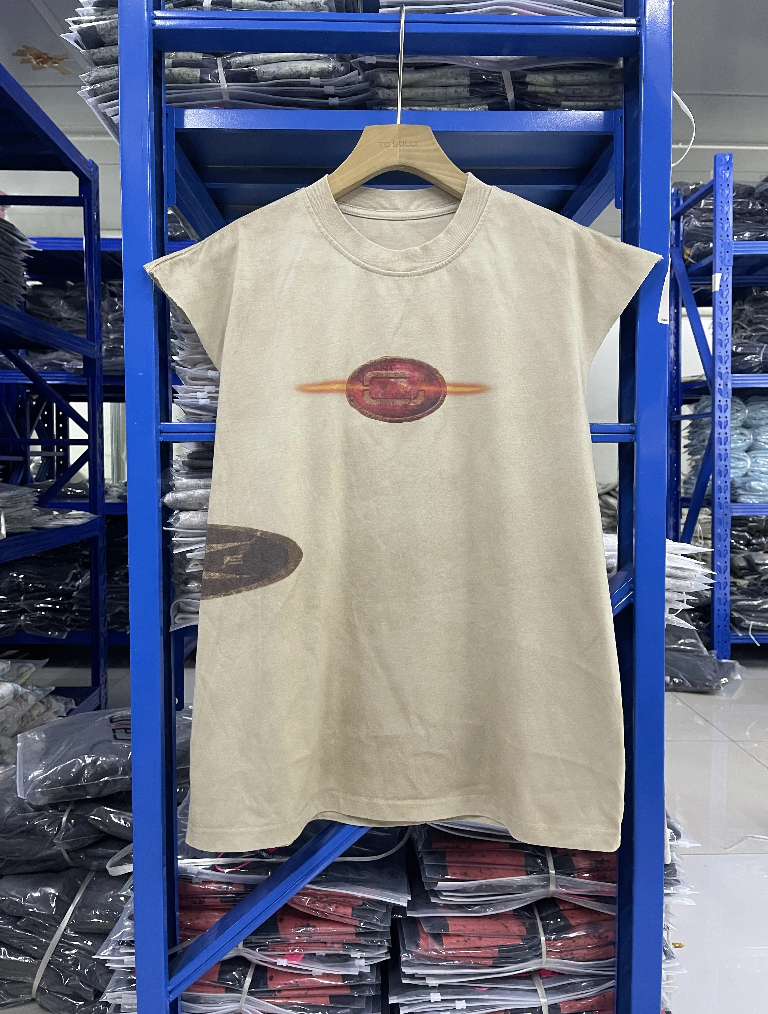 

Винтажный летний новый узор с принтом, стираная уличная майка без рукавов, повседневные свободные хлопковые модные топы большого размера с круглым вырезом