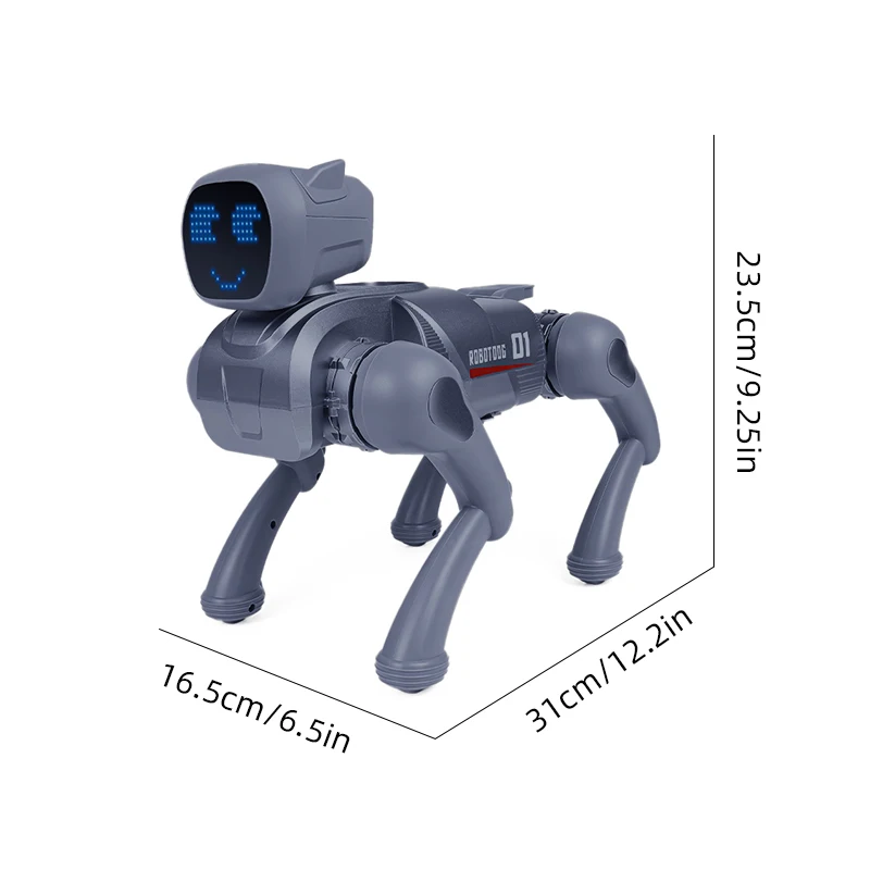 Intelligent Robot Dog Puppy App 2.4G Remote Control Toys Simulation Smart Mechanical Dog with Voice Dialogue Programming Toys